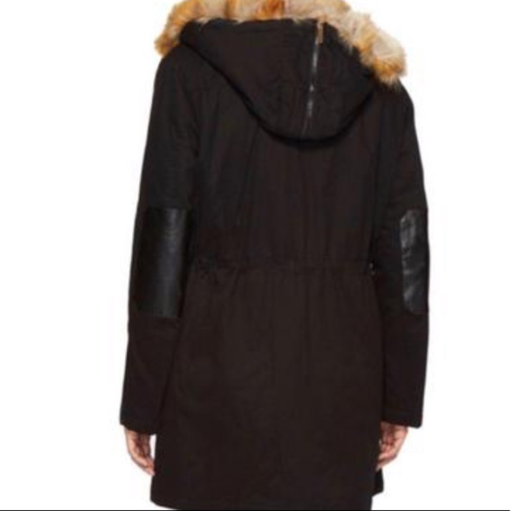 French Connection Anorak Faux Fur Food Parka - Picture 4 of 7